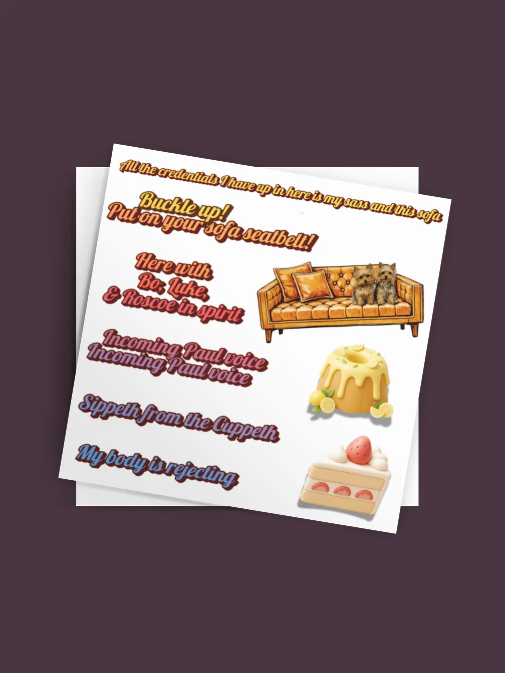 Sofa Squad Sticker Bundle Pack product image (3)