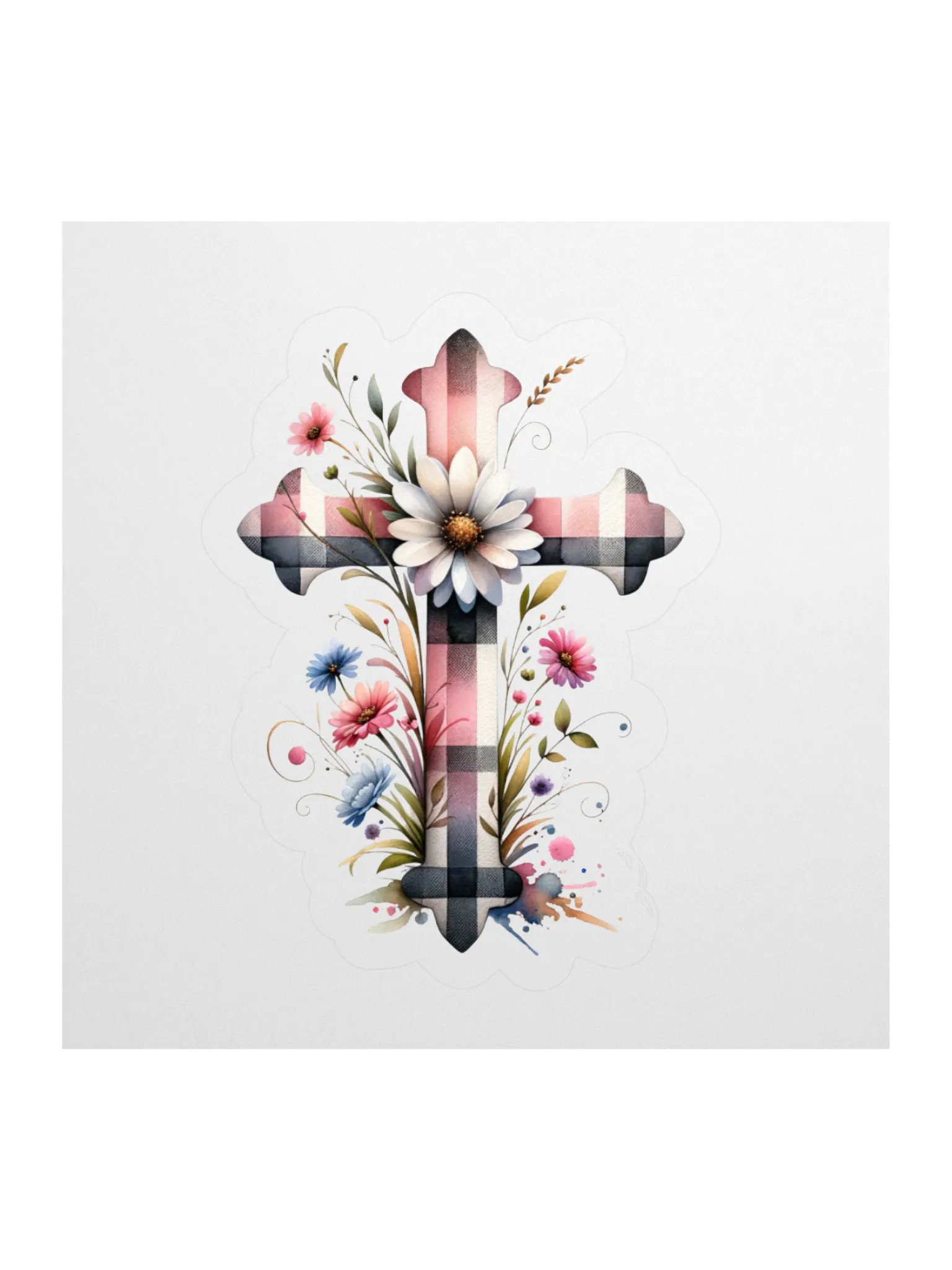 Floral Charm Kiss Cut Stickers. product image (1)