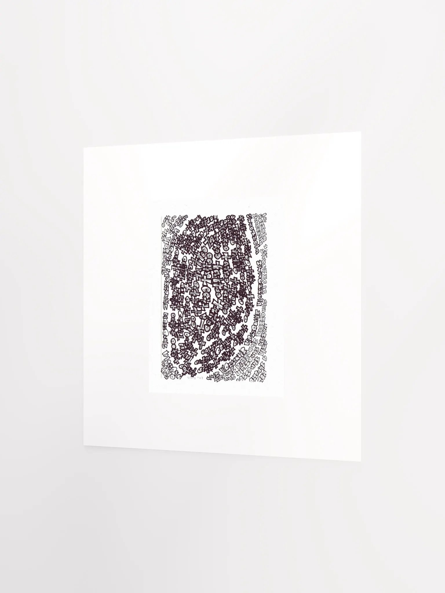 shnozolla tattoo panel card print product image (4)