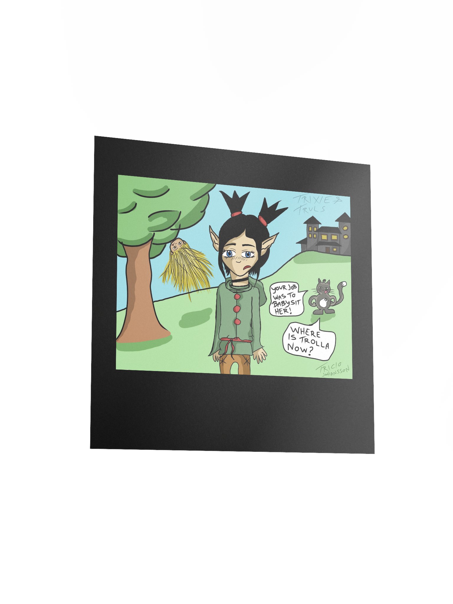 Trixie & Truls - art poster product image (3)