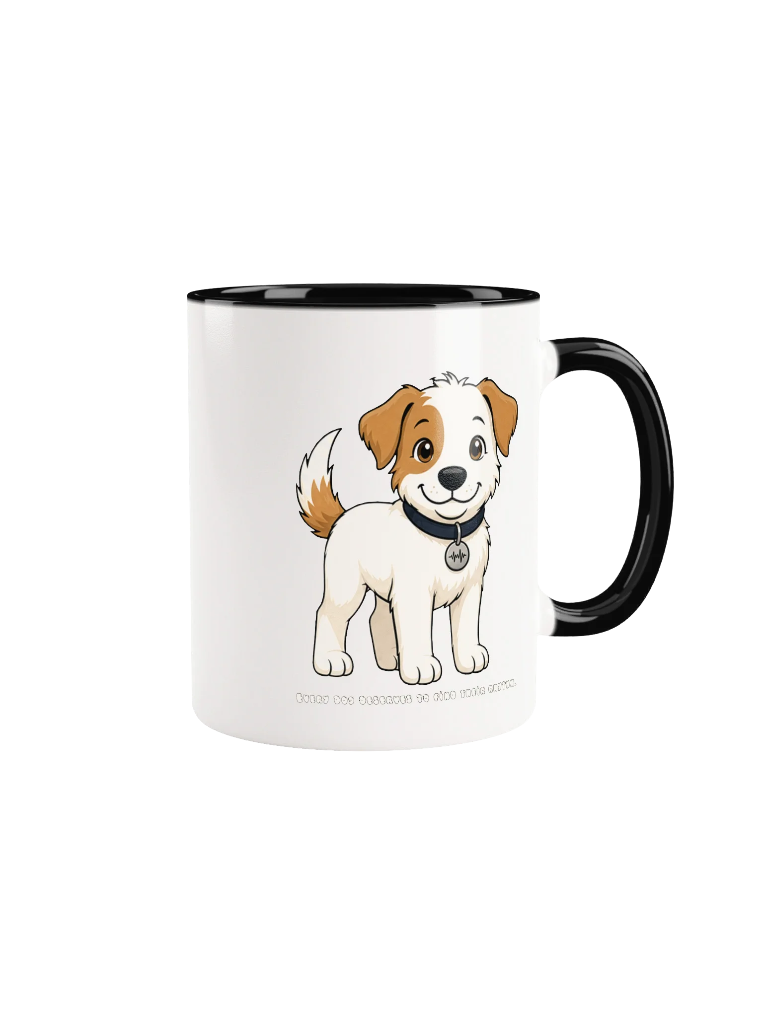 Sonance Dog Ceramic Mug with Colour Inside (Stand) product image (1)