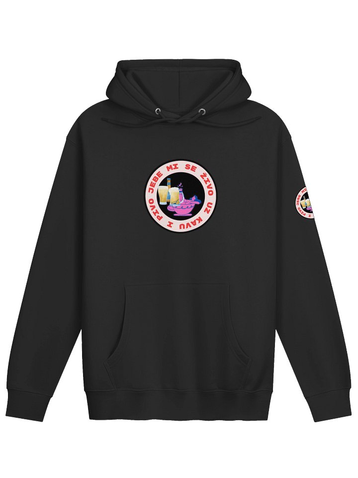Jebe mi se živo uz kavu i pivo Women Hoodie product image (5)
