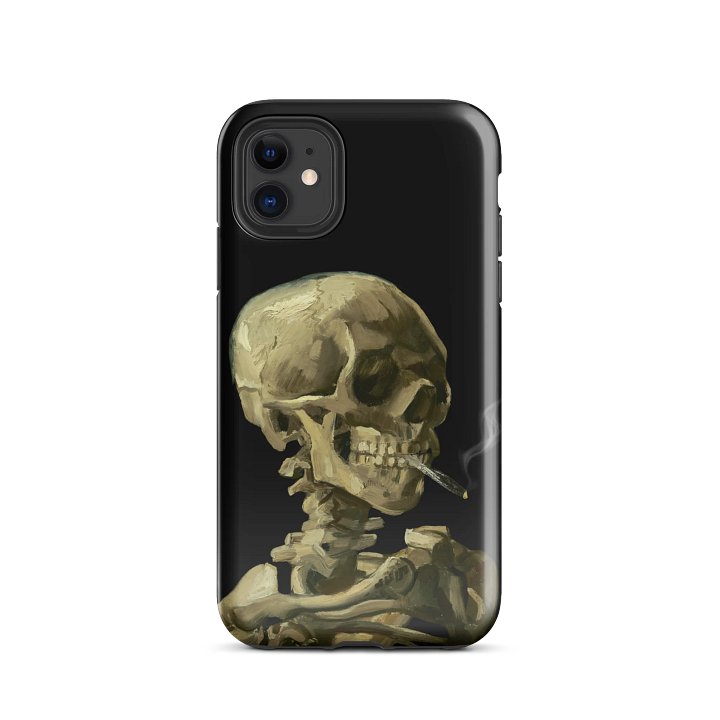 Van Gogh – Skull of a Skeleton with a Burning Cigarette iPhone® Tough Case product image (2)