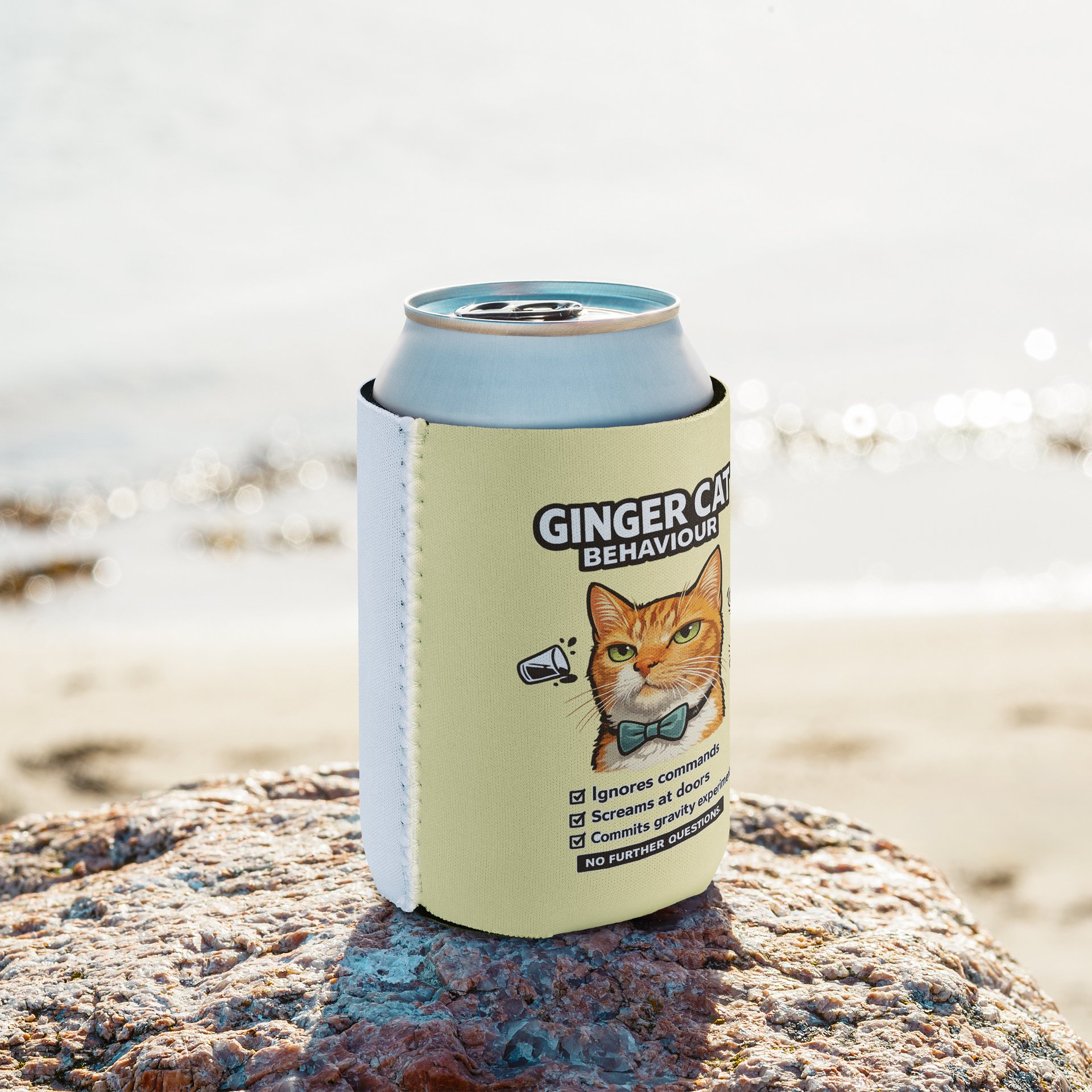 Ginger Cat Behavior Can Cooler product image (9)