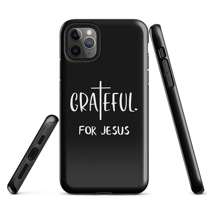 Grateful For Jesus Typography Design Black product image (5)