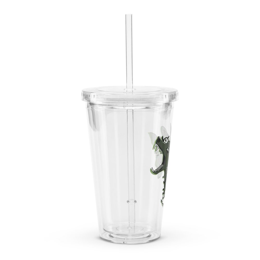 Cute clear plastic cup product image (3)