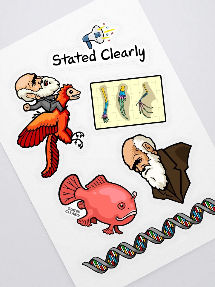 Darwin Evolution Sticker Sheet product image (2)
