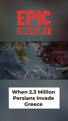 The Persian Empire mobilises its vast military machine—estimates of 2.3 million strong—to conquer Greece. Darius then Xerxes ...