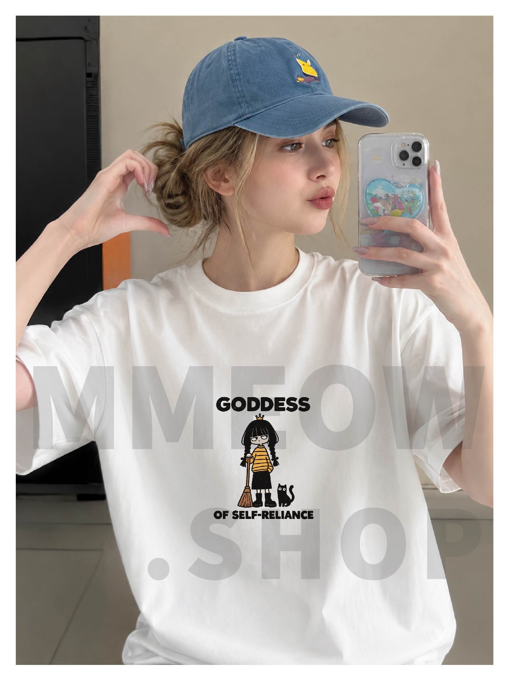 Goddess of self-reliance T - SHIRT PRINTED product image (7)