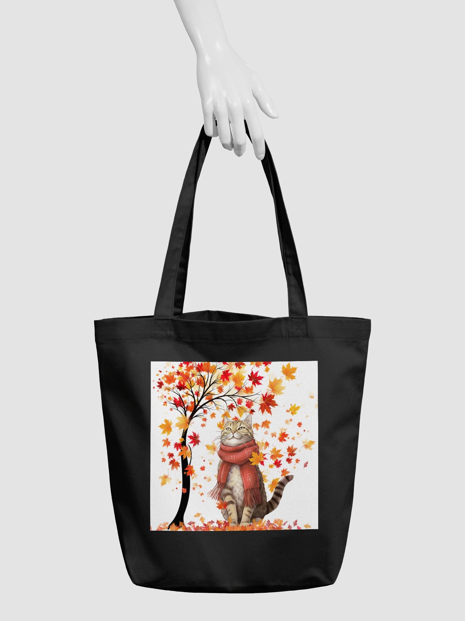 Autumn Cat Tote Bag product image (5)