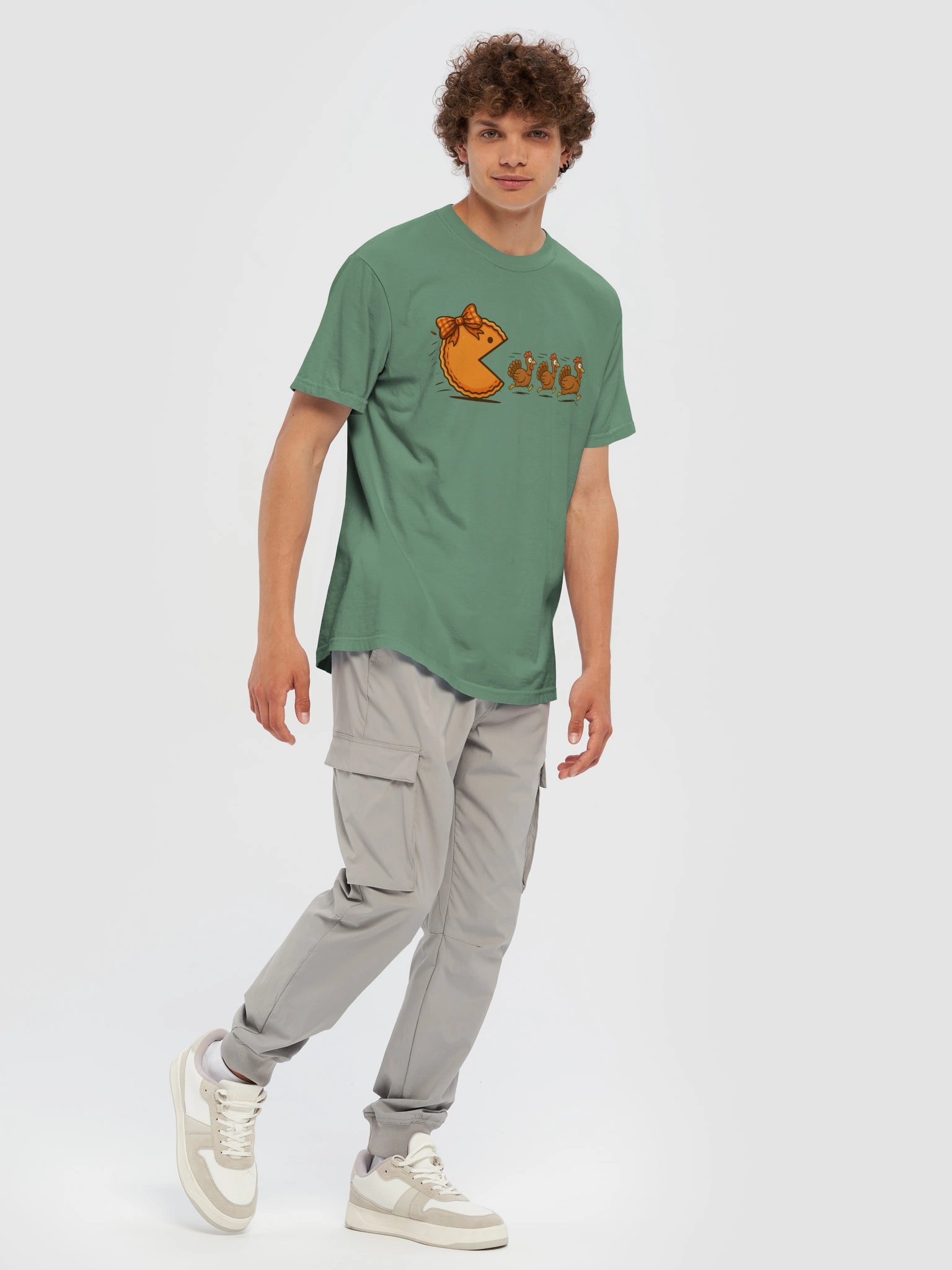 Turkey Chase Thanksgiving T-Shirt product image (9)