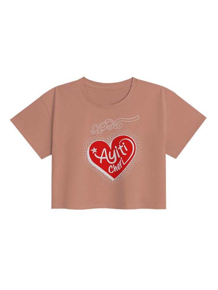 Ayiti Cheri Heart Women's Crop Top product image (1)