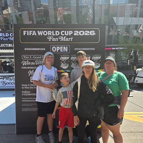 God led us to #fifafanmart2026 today! @fifaworldcup