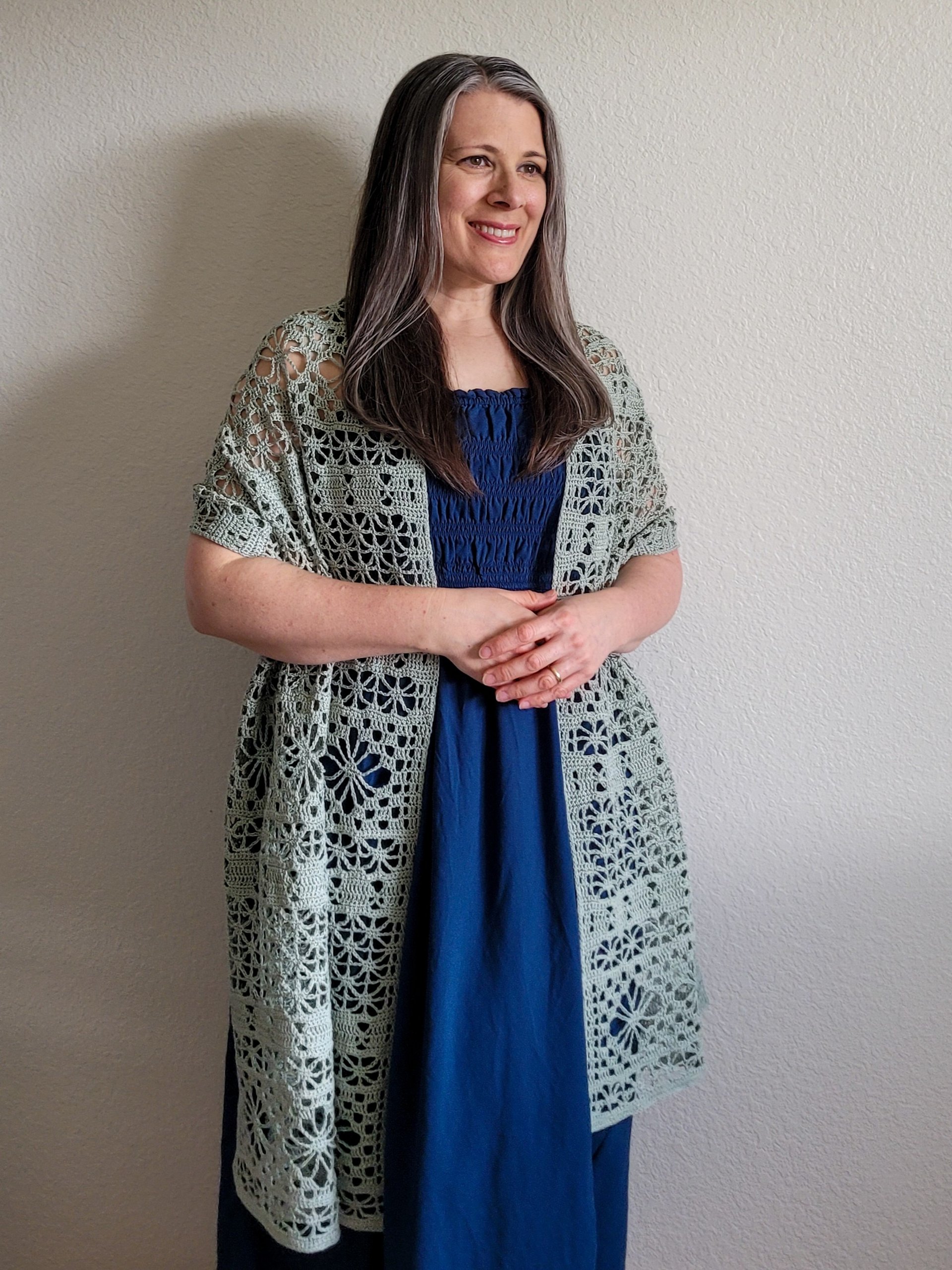Luster Lace Wrap Crochet Pattern product image (4)