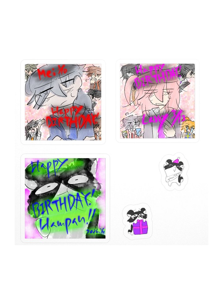 2026 March Birthday Stickers product image (1)
