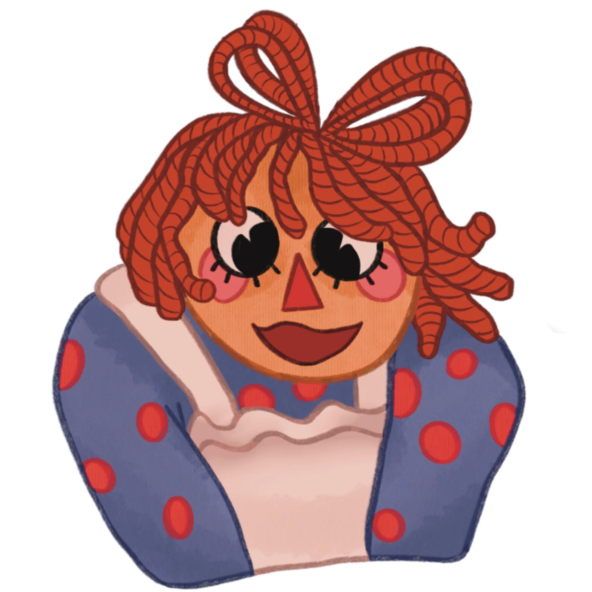 Raggedy Ann Sticker product image (1)