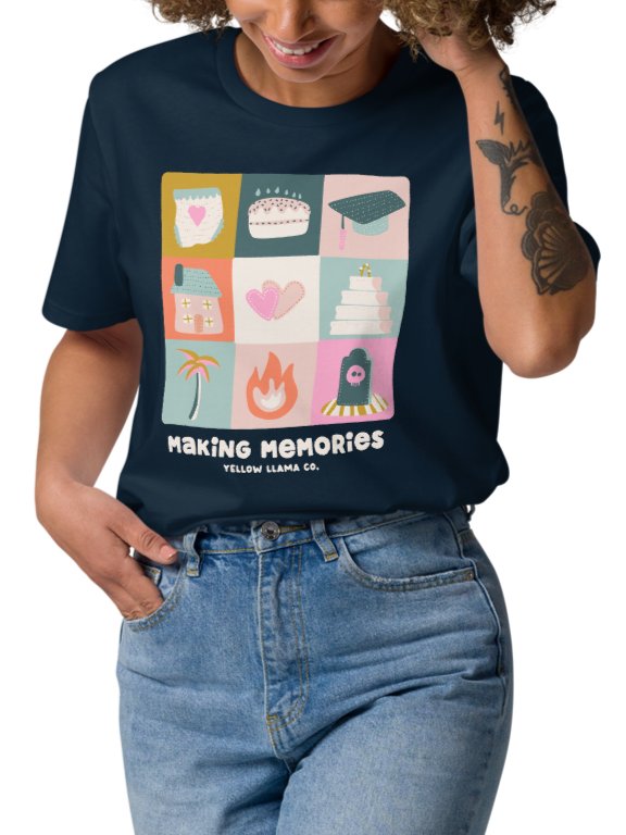 Making Memories Dark Eco Tee product image (2)