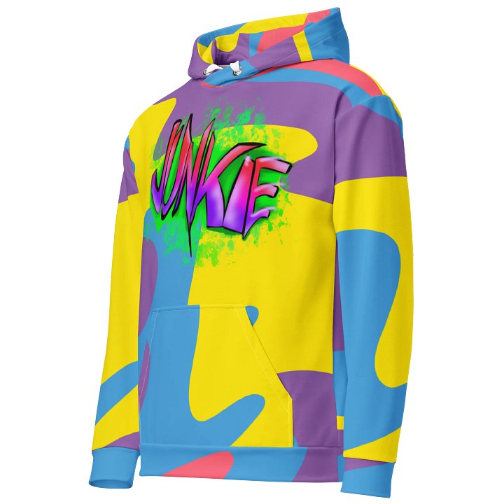 “Graffiti Surge” – Junkie Project Hoodie product image (2)