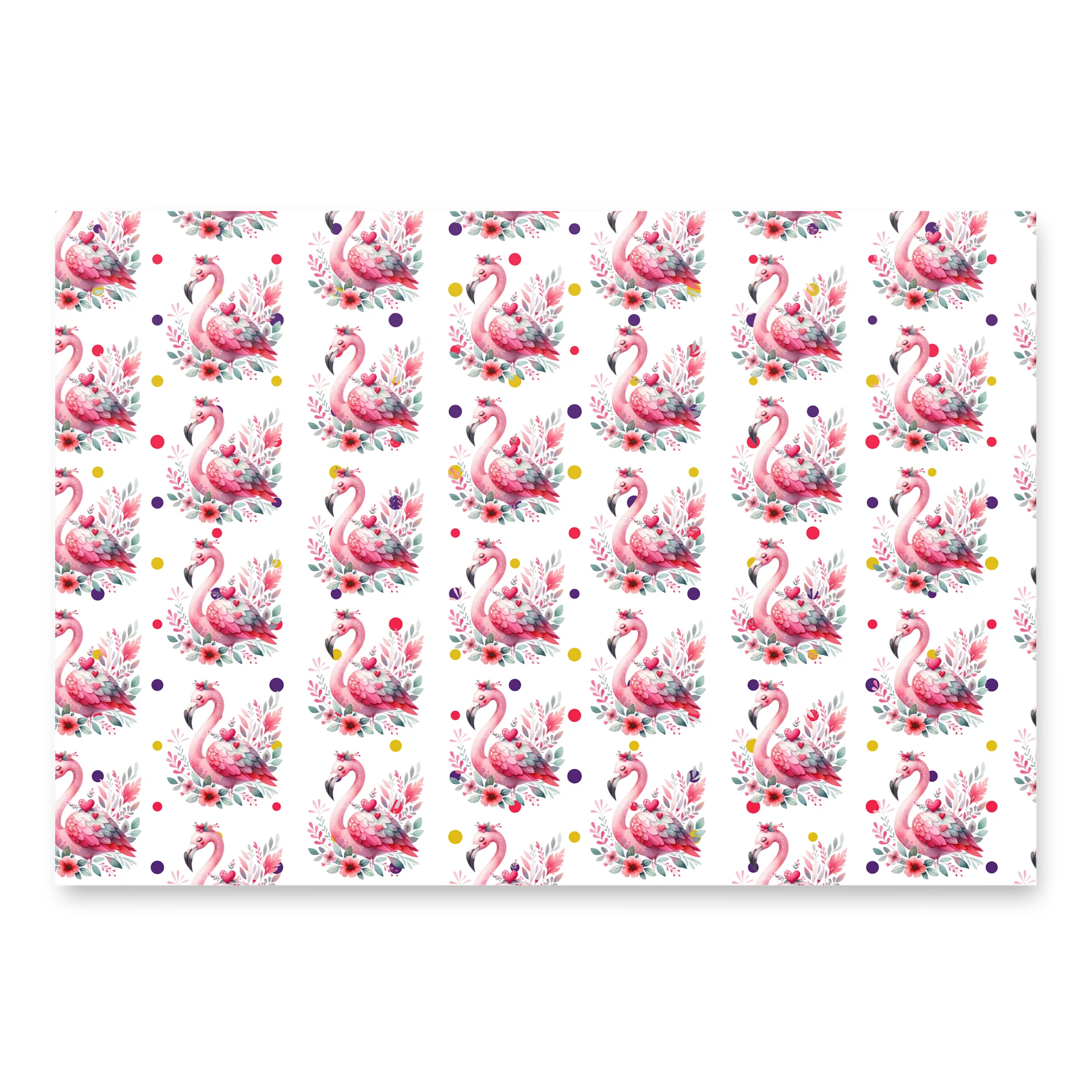 Flamingo Pattern Wrapping Paper Sheets (3) product image (4)