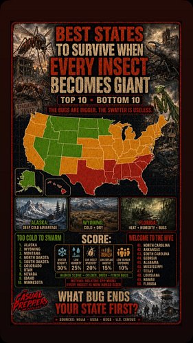 🪳 EVERY INSECT ON EARTH JUST BECAME GIANT. WHERE ARE YOU GOING?

Imagine waking up tomorrow to mosquitoes the size of eagles,...