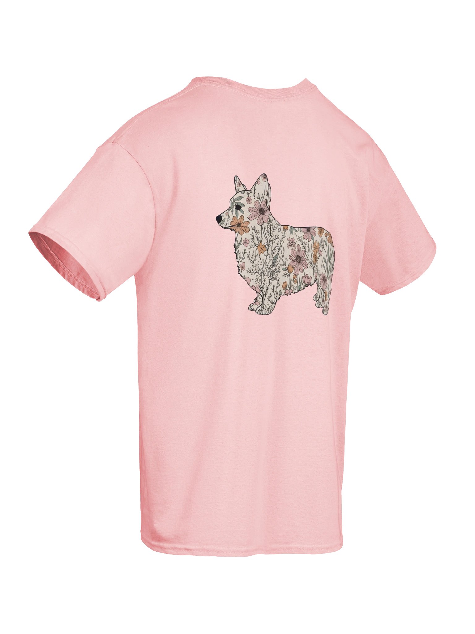 El Dorado Atelier T Shirt - Floral Corgi Design product image (2)