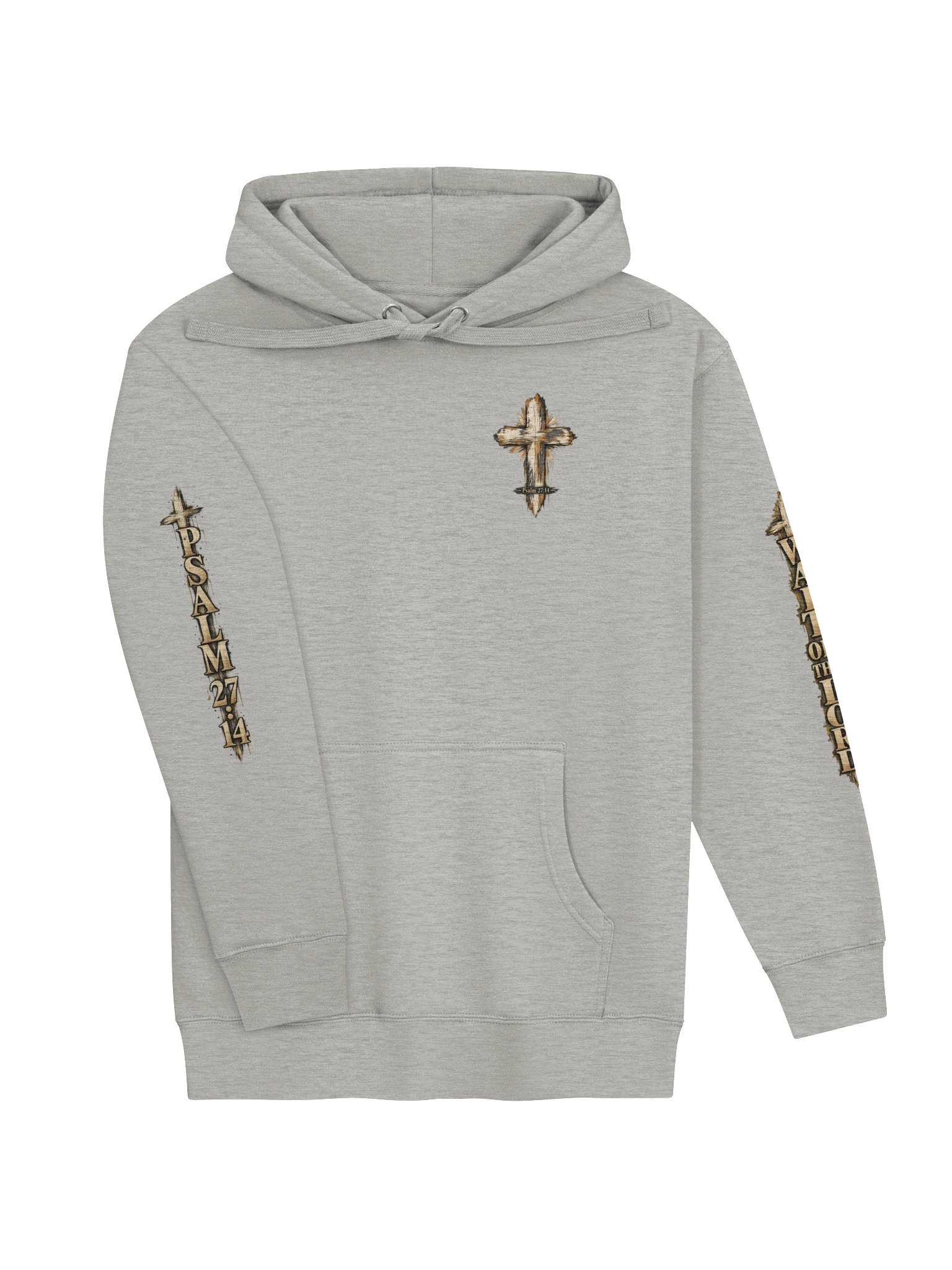I Will Worship While I Wait Unisex Hoodie – Psalm 27:14 product image (7)