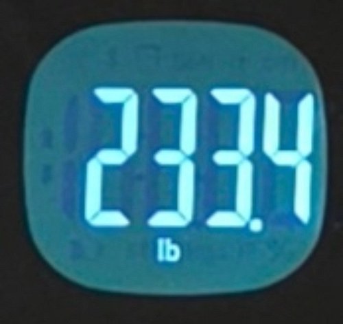 -Week 17 Fitness Update-
Last Week: 237.6lbs(107.7kg)
Current: 233.6lbs(105.9kg)

64.2lbs(29.1kg) down in total and 4lbs(1.8k...