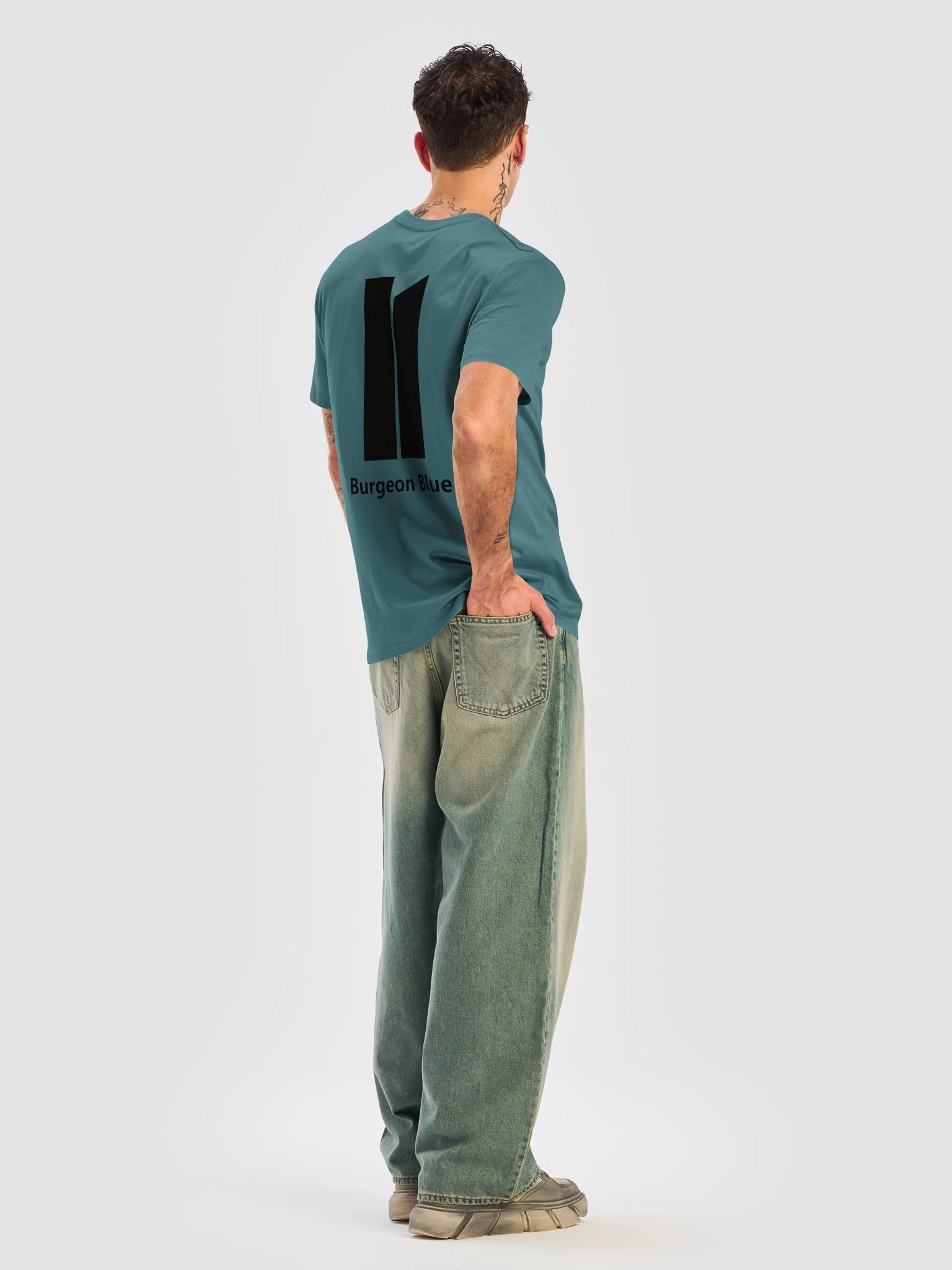 Burgeon Blue - Classic Organic Tee - Back product image (3)