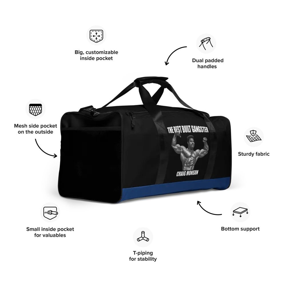 The Best Built Gangster Craig Monson Gym Bag product image (10)