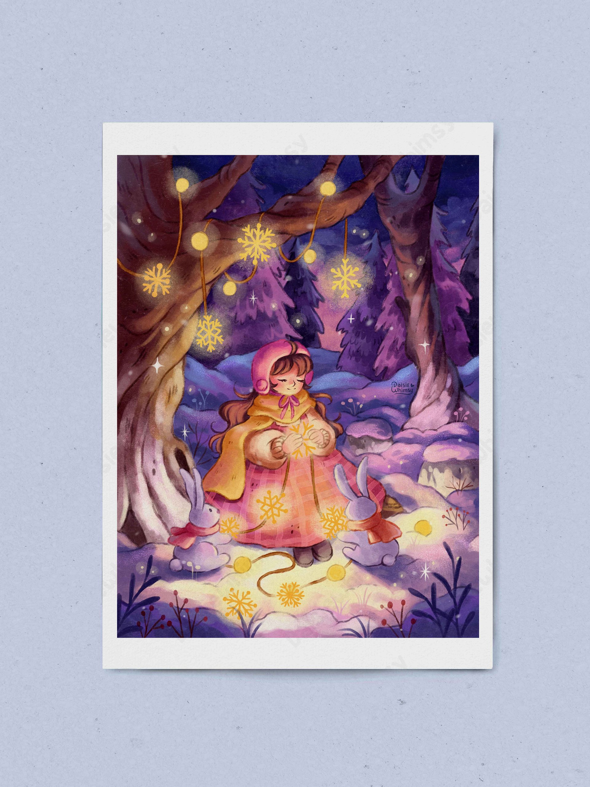 The Magical Snowflakes - Print (two size) product image (1)
