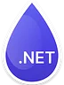 .NET drip sticker