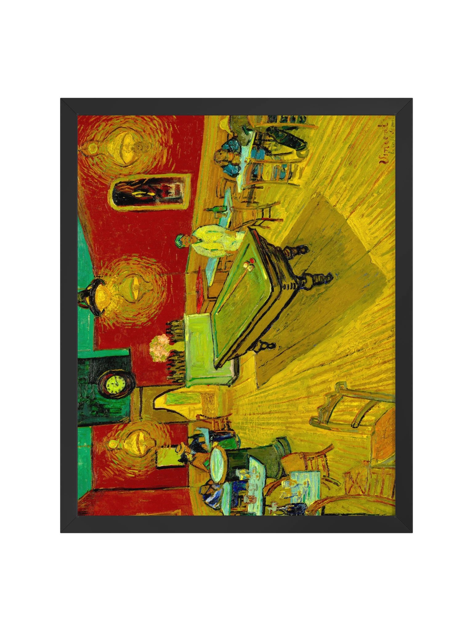 The Night Café — Large Framed Matte Poster product image (5)
