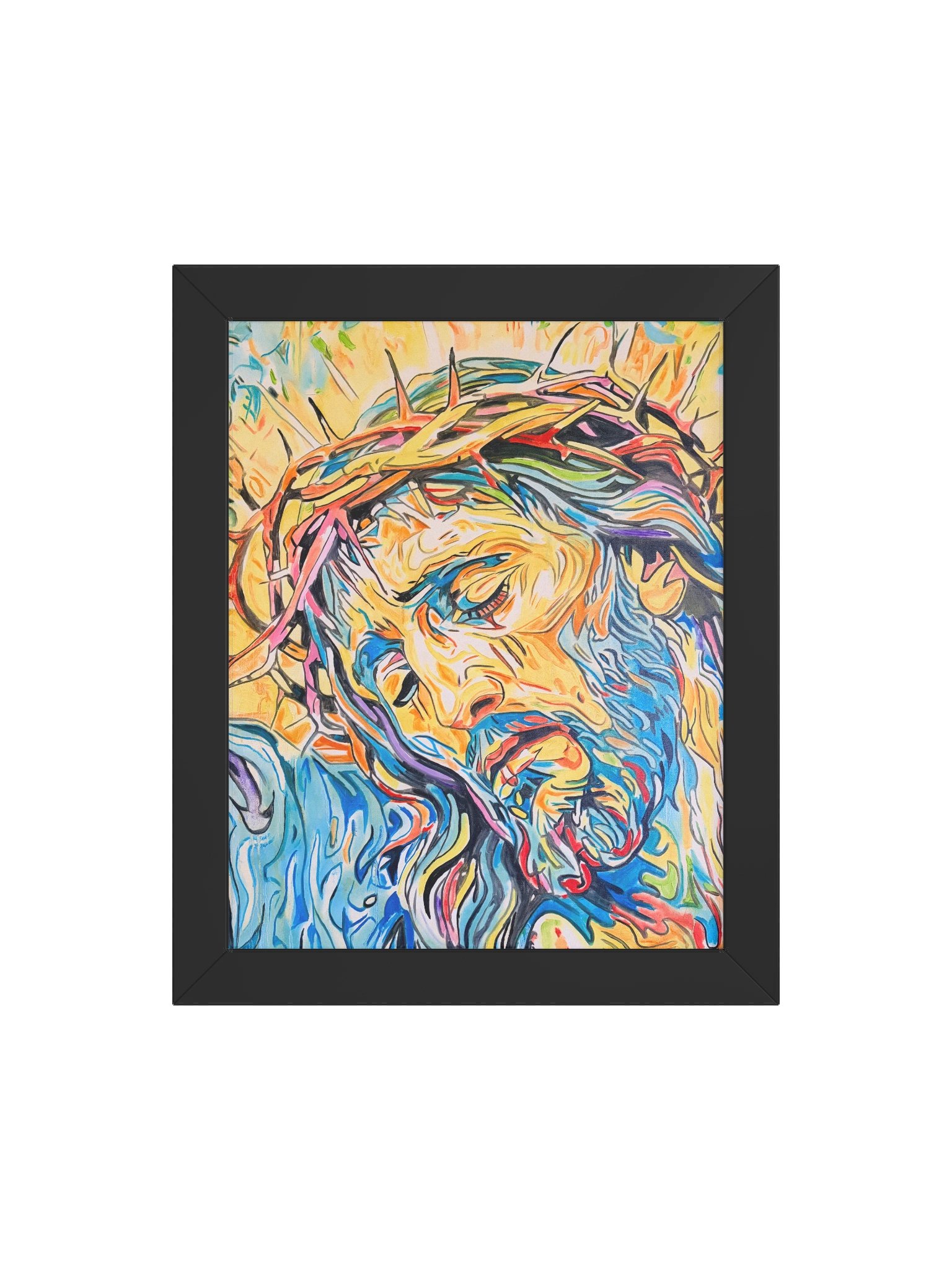 Jesus Christ by Warren Willowdale (Framed High-Quality Matte Poster) product image (4)