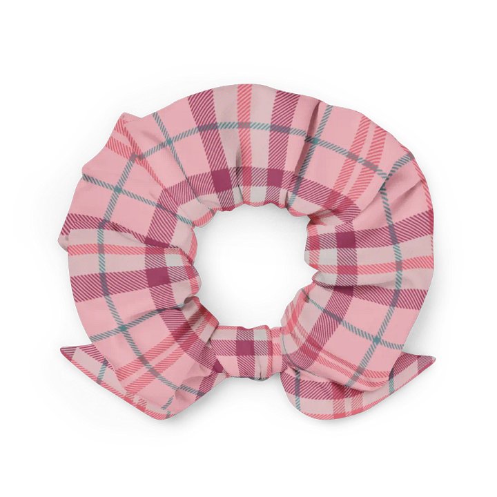 Valentine Plaid Scrunchie with Bow product image (2)