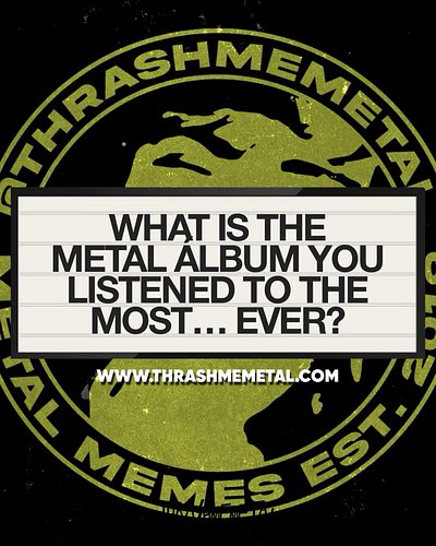 i wore kill ‘em all down, definitely 🔥💿 how about you?
⛓️ #metalmemes #thrashmetal #metal #metalhead 
🔗 www.thrashmemetal.com