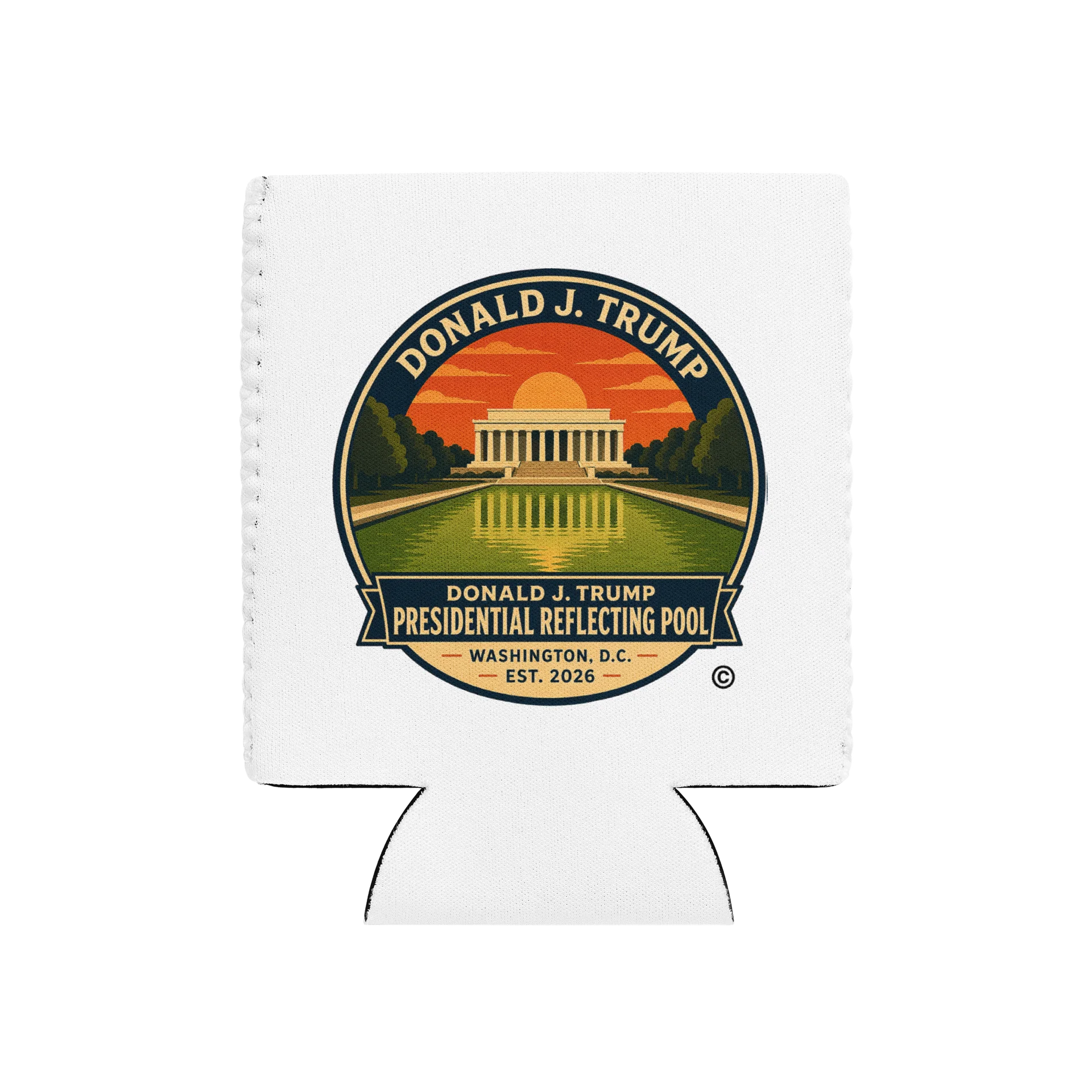 Coozie Can Cooler - Donald J. Trump Presidential Reflecting Pool™ product image (1)