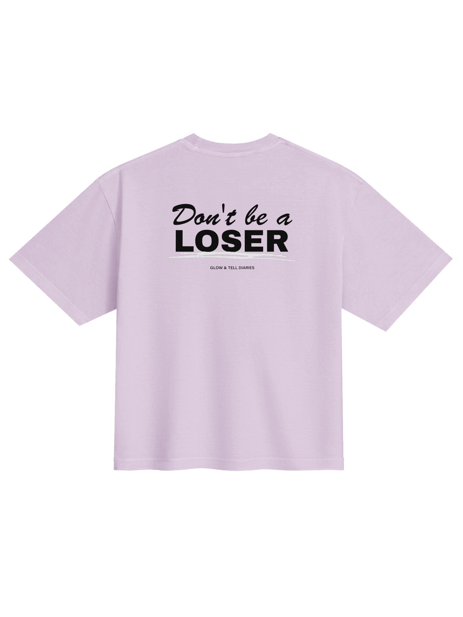 Don't be a LOSER orchid womens boxy Tee product image (2)