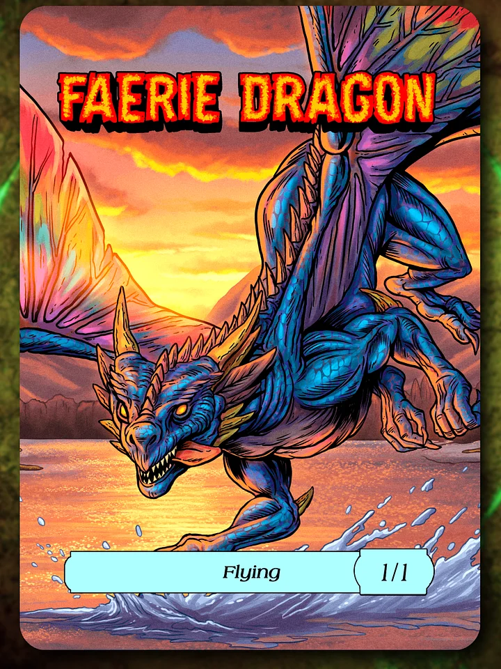Faerie Dragon 1/1 Flying Full Art Token product image (1)