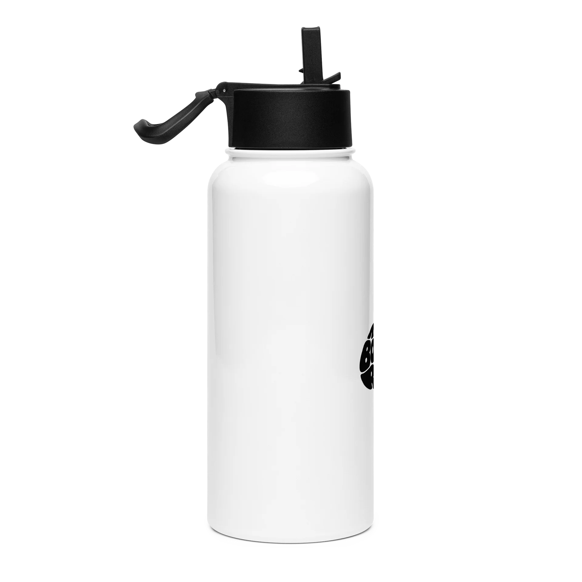 The Boring Rich Stainless Steel Water Bottle with a Straw Lid product image (4)