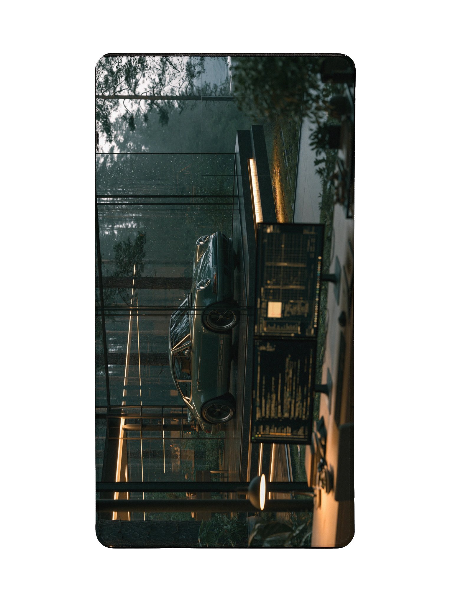 Deep Focus Porsche 911 Glasshouse Desk Mat product image (2)