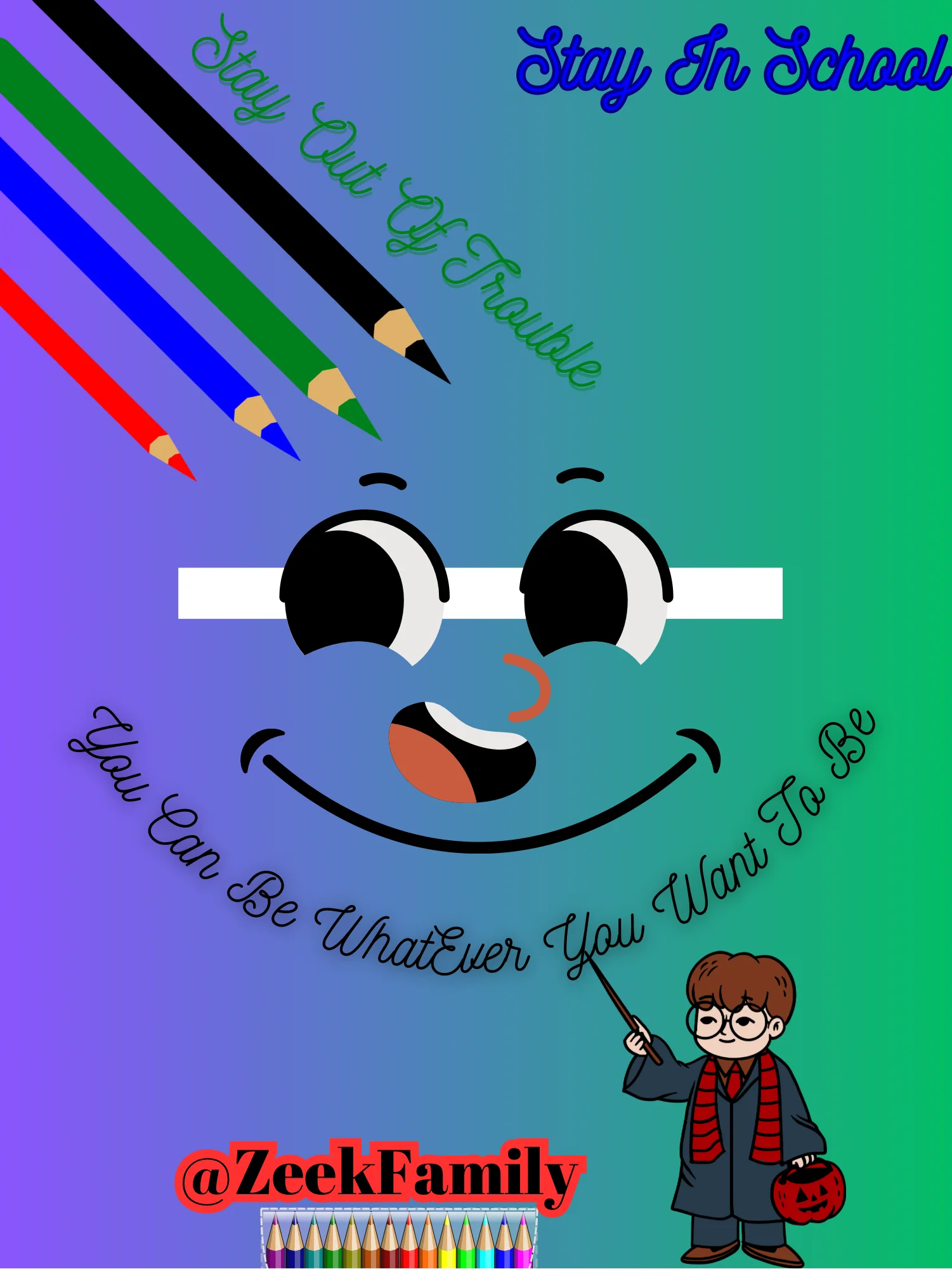 New stay in school edition t shirt kids product image (12)