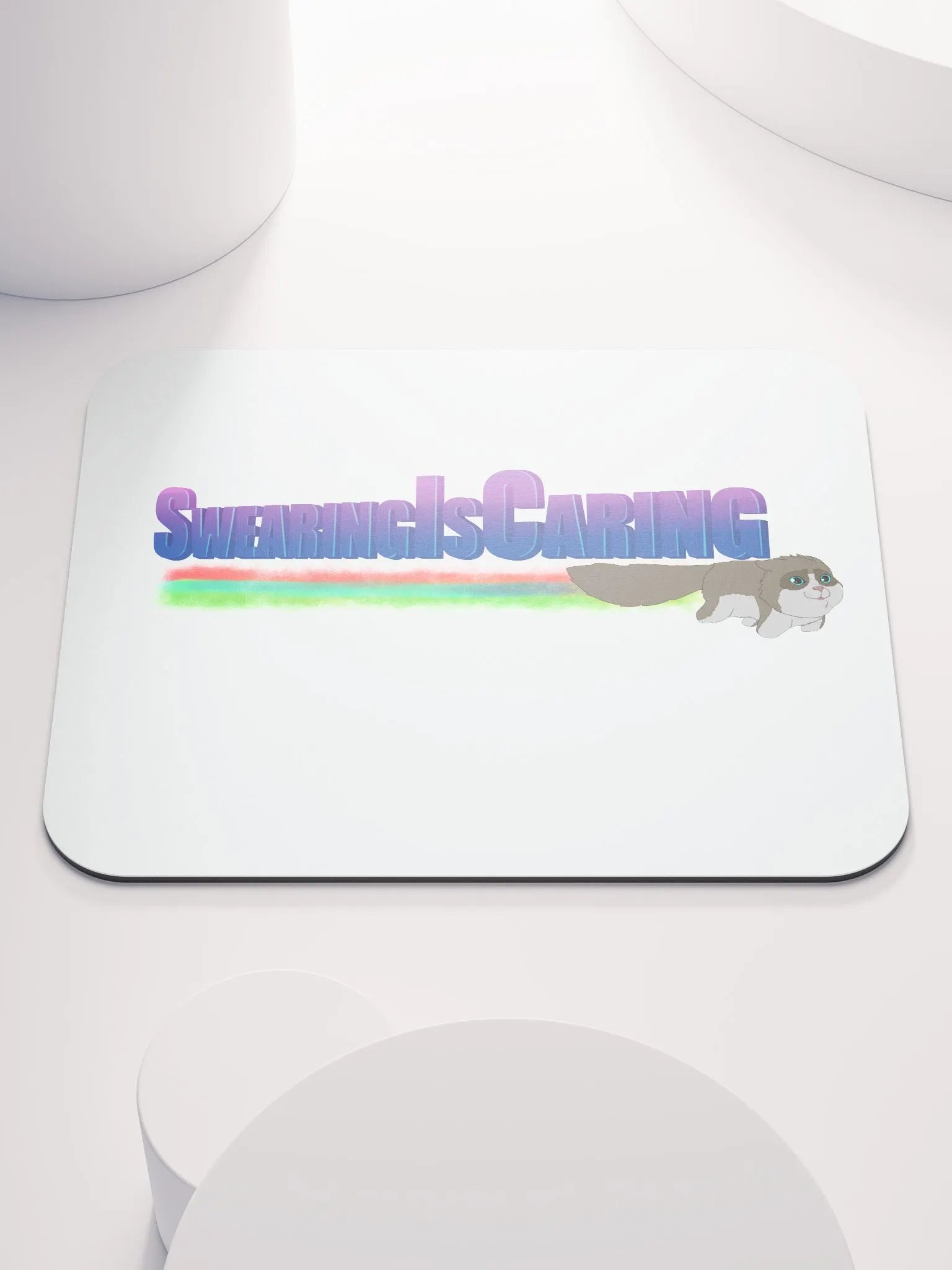 Swearing is Caring Mouse Pad product image (1)