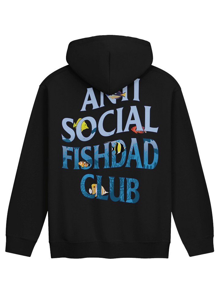 Anti Social Fish Dad Hoodie – Funny Fishing Graphic hoodie for Introvert Anglers & Fishing Lovers product image (7)