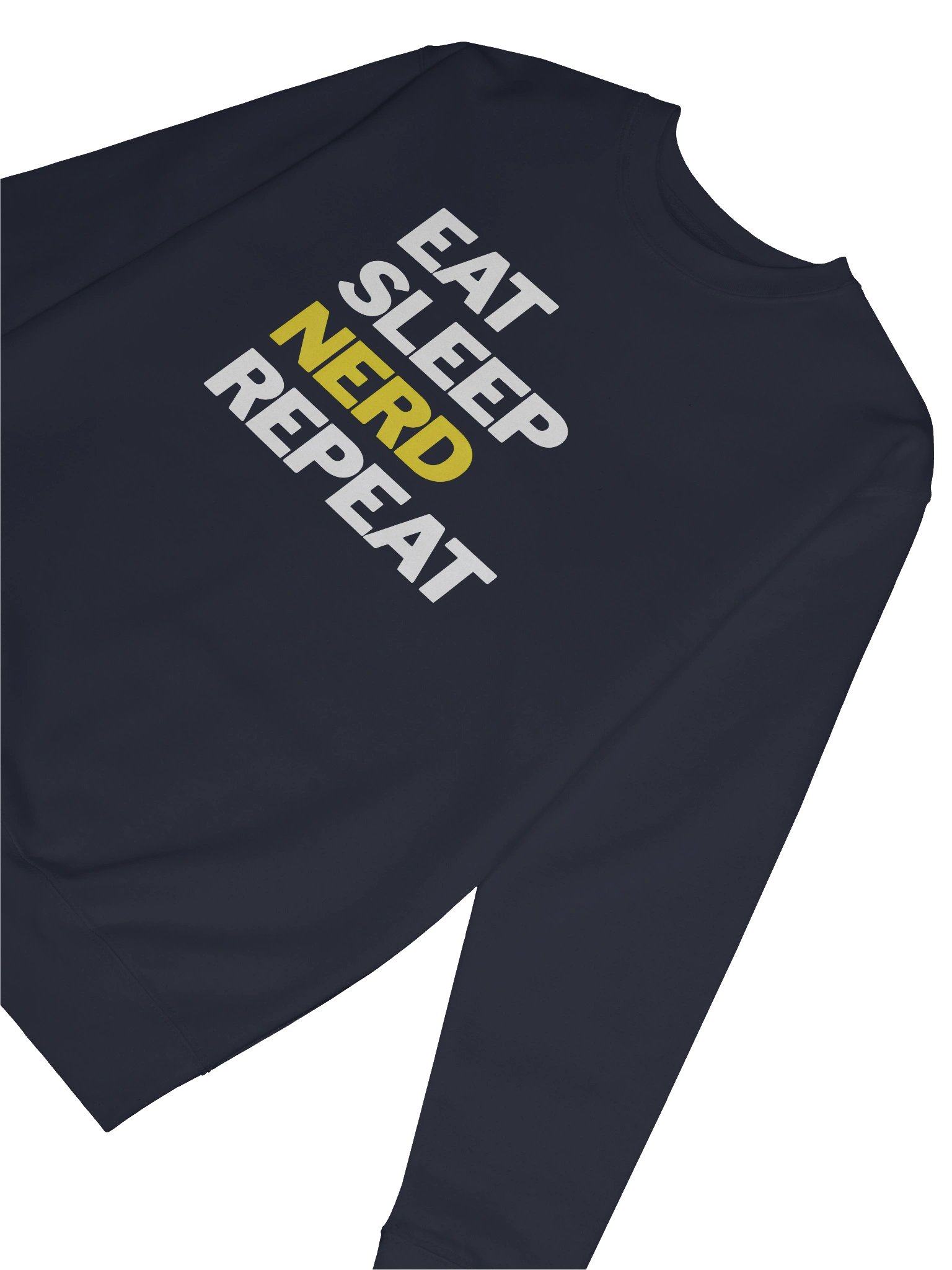 Eat Sleep Nerd Repeat Sweatshirt product image (38)