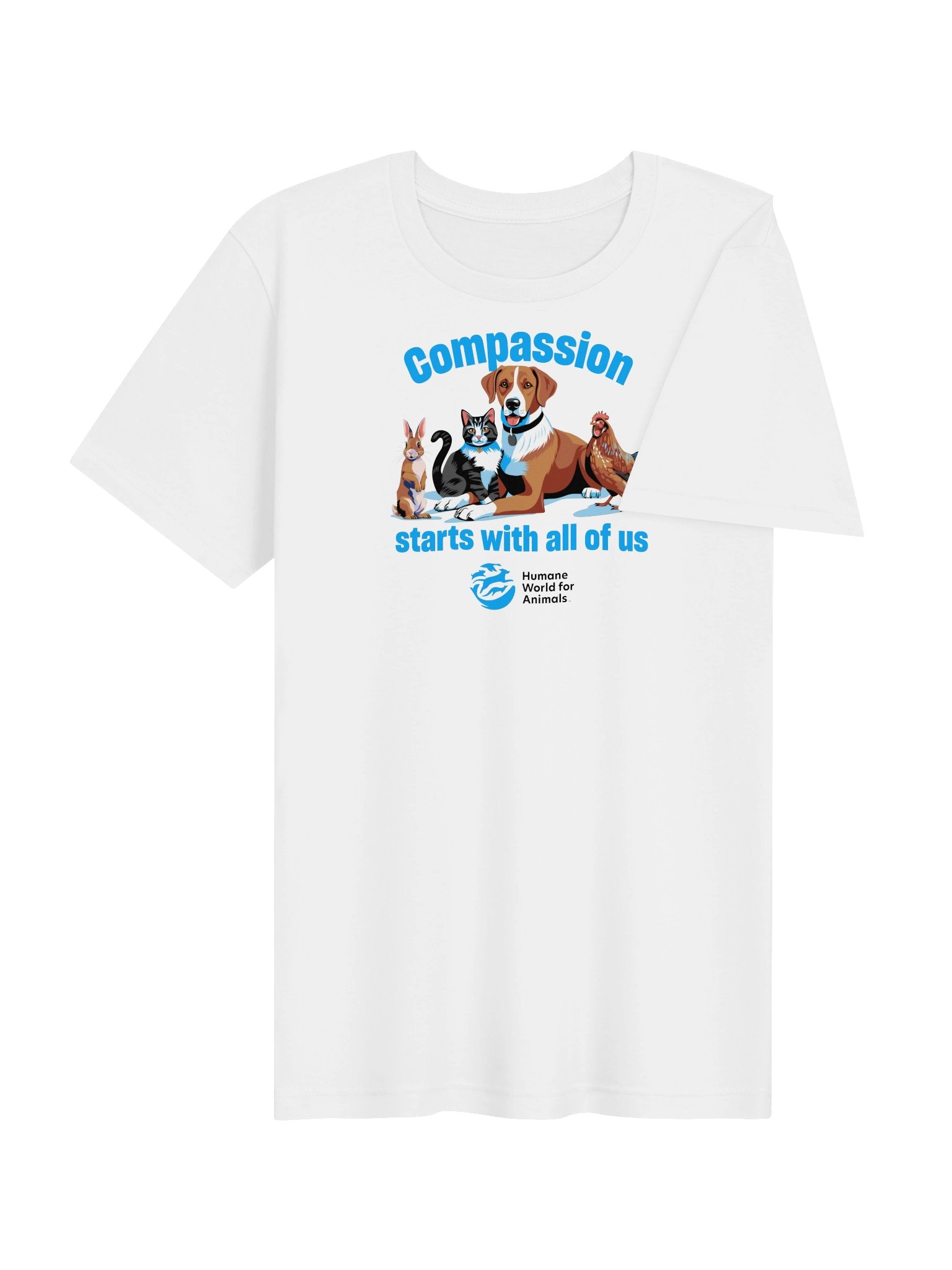 Compassion starts with all of us - T-shirt product image (6)