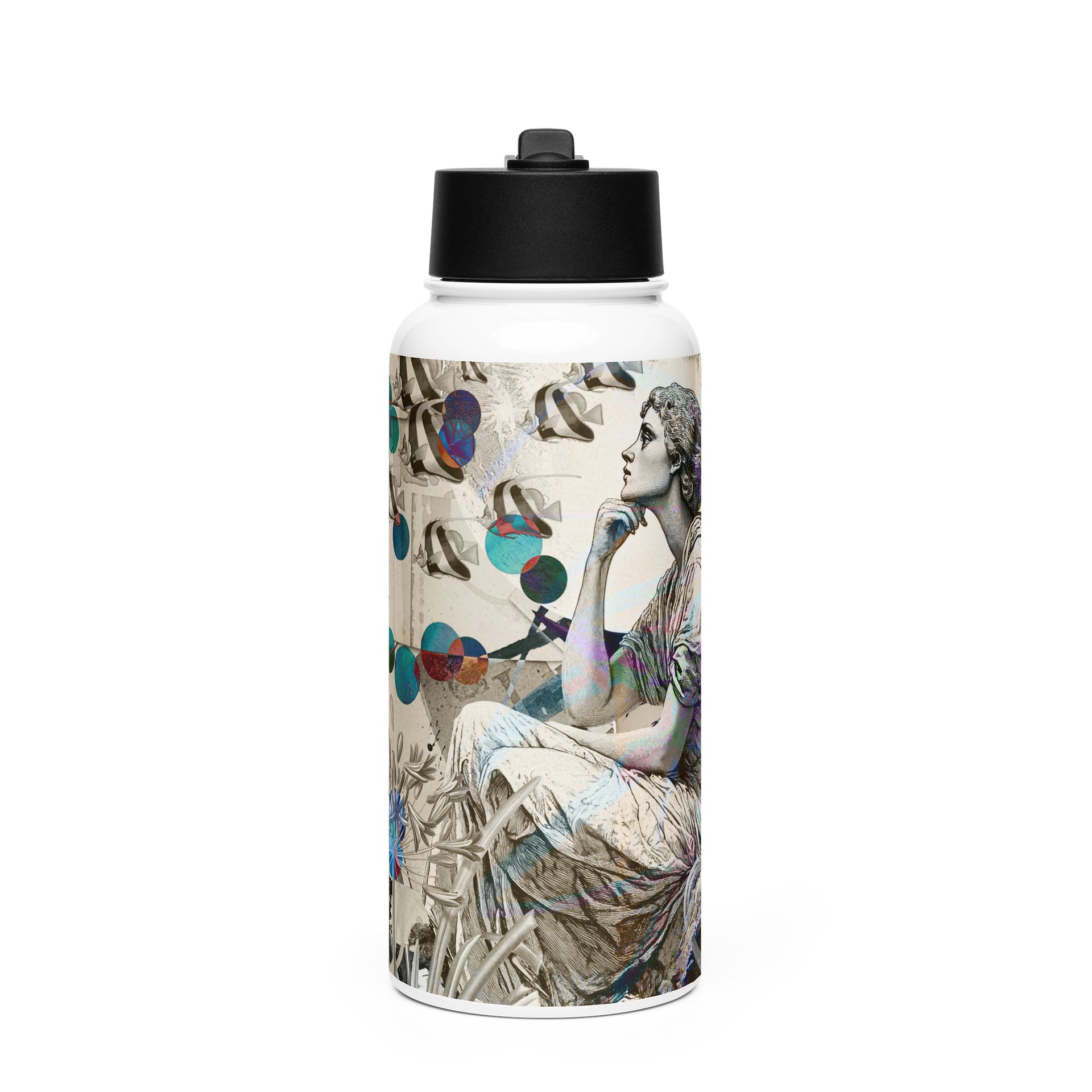 Sueño de Luna (Moon Dream) by Edward Martin Stainless Steel Water Bottle product image (1)
