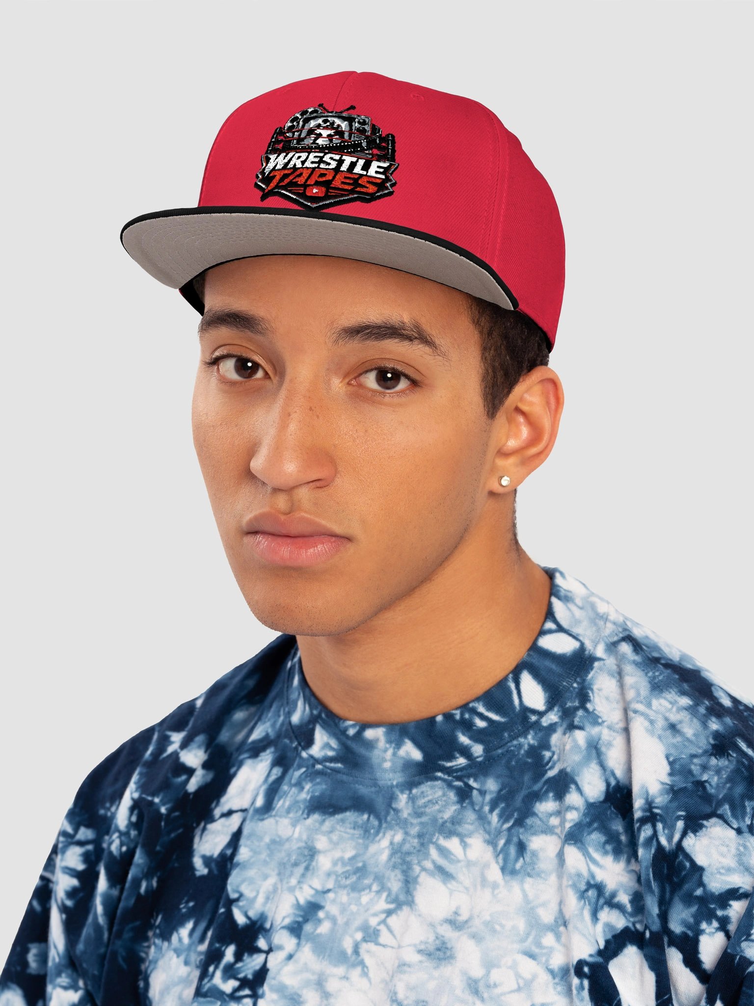 WrestleTapes Black/Red Hat product image (6)