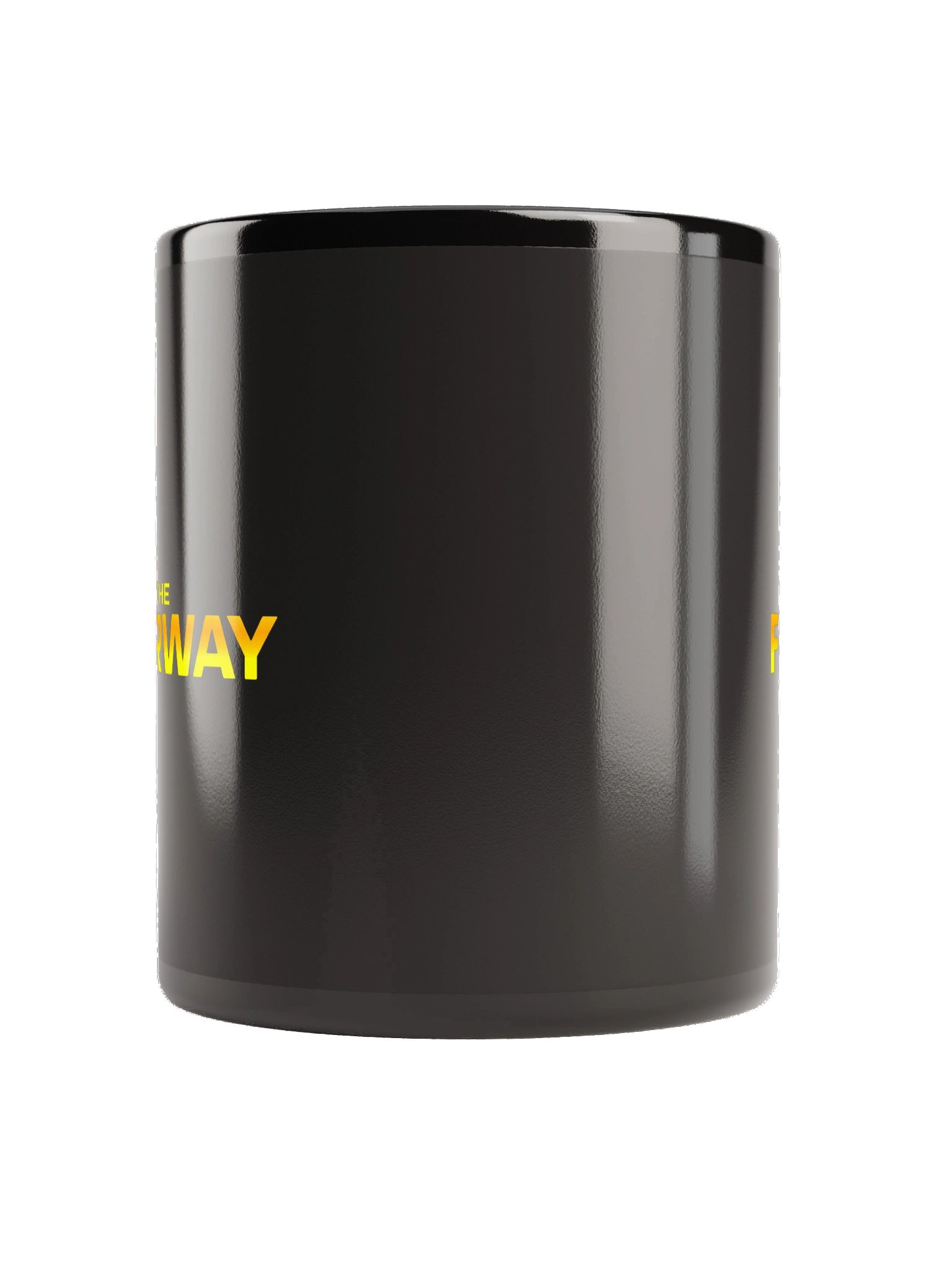 Down the Middle Black Mug product image (2)