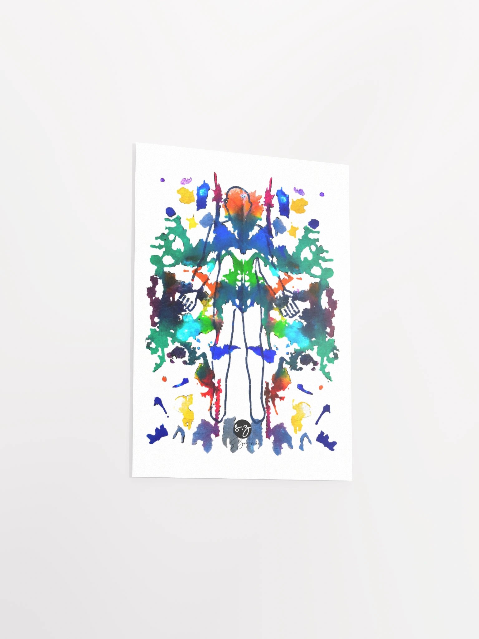BEGINNING | LIGHT | Inkblot Print product image (4)