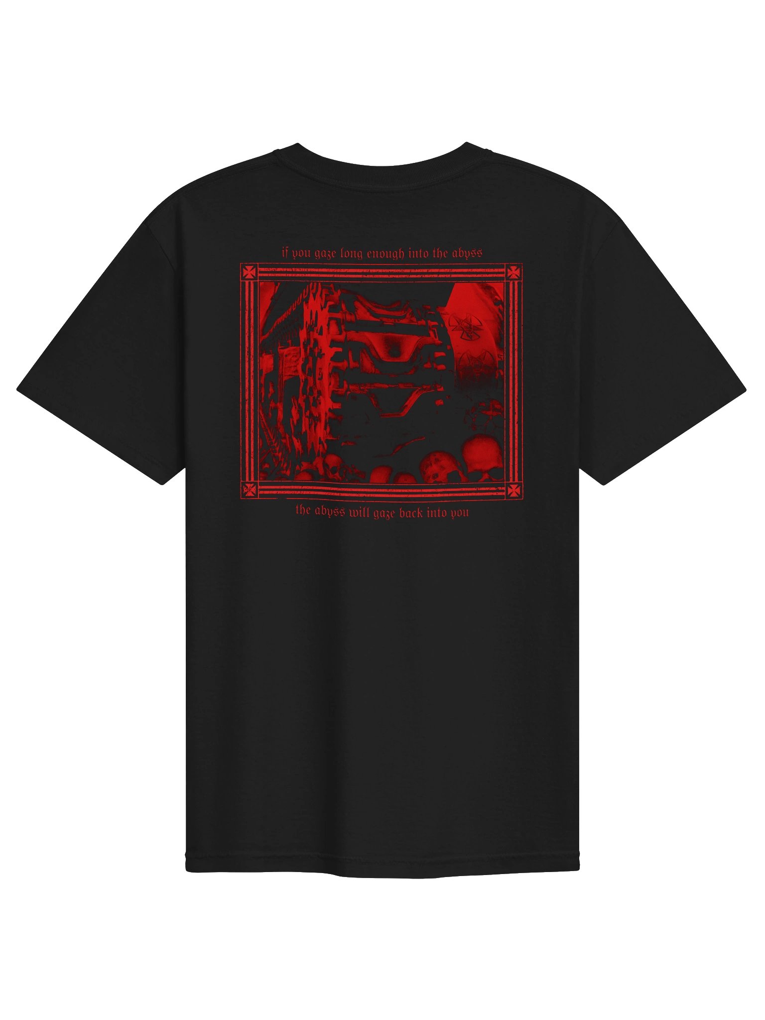FEEL THE FEAR TSHIRT BACKPRINT RED product image (2)